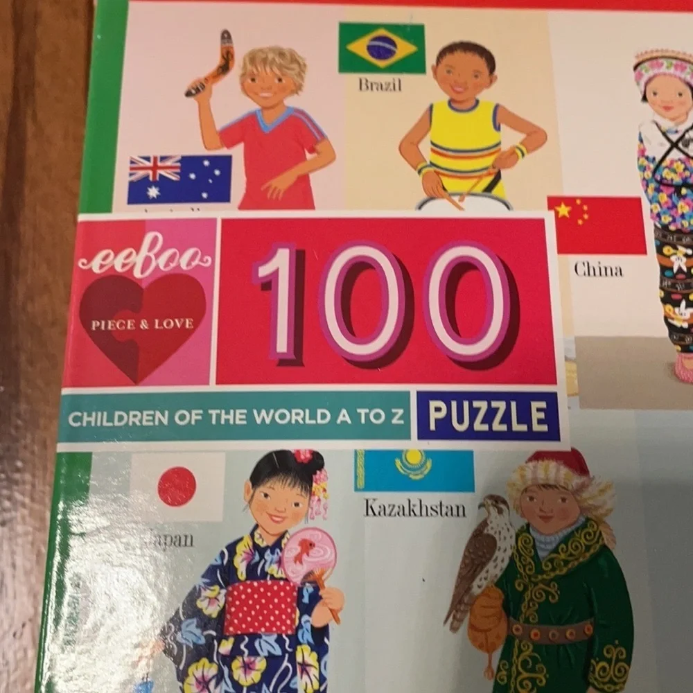 Children of the WORLD  100 piece puzzle. 5+age box never opened